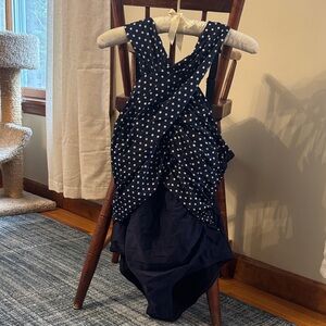 Swimsuits For All Size 18 Navy One-Piece Swimsuit